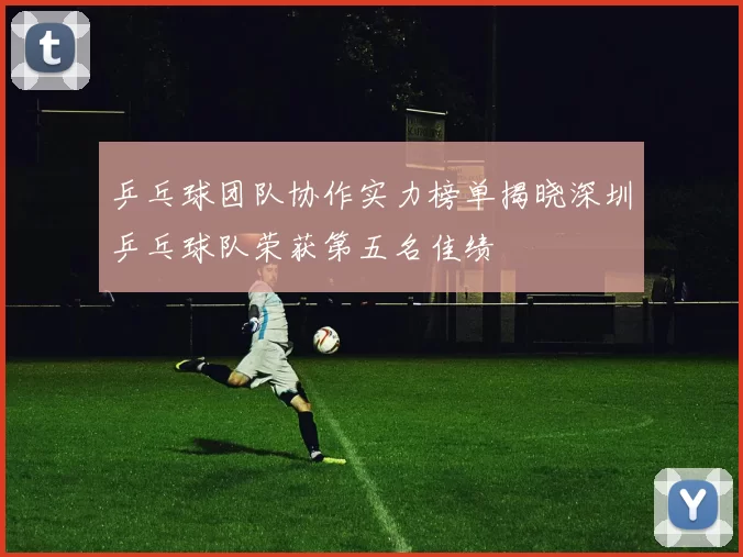 乒乓球团队协作实力榜单揭晓深圳乒乓球队荣获第五名佳绩