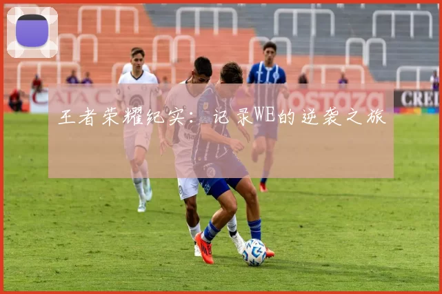 王者荣耀纪实：记录WE的逆袭之旅